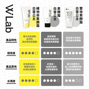 【W.lab】白雪公主亮白素顏霜 5ml 亮白霜 美白霜