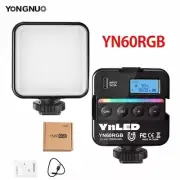 YONGNUO YN60RGB On-Camera Led Video Fill Light Full Color 2500K-9500K Cold Shoe