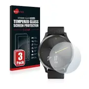 Garmin Vivomove HR,3x Savvies® Xtreme Glass HD33 Tempered Glass Screen Protector