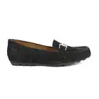 Naturalizer Demur Bit Black Nubuck Leather Loafers