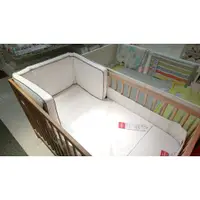 在飛比找蝦皮商城精選優惠-(Loris官方厚床圍)短版可拆式嬰兒床圍(莫蘭迪灰) 台灣