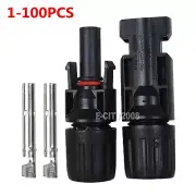Lot Solar Connector For MC4 1000V 30A UV Resistant IP67 Male Female Connector