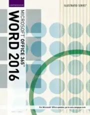 Illustrated Microsoft Office 365 & Word 2016: Comprehensive by Duffy, Jennifer,
