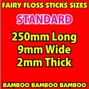 600 pack Cotton Candy Buy Direct Sugar Kids FAIRY FLOSS STICKS & GREEN FLOSSINE