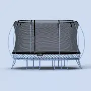 Minty Blue Springfree Large Oval 8 ft x 13 ft Trampoline