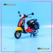 NewRay Custom Vespa Primavera 150 Mickey Mouse Diecast Motor Scooter Bike 1:12