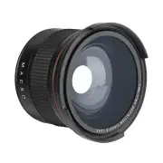 58MM 0.35X Detachable Macro Fisheye Lens Wide Angle For Canon SLR DSLR Camera B