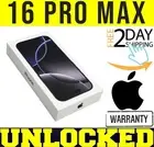 APPLE IPHONE 16 PRO MAX 256GB BLACK (FACTORY UNLOCKED) ✅NEVER ACTIVATED✅❖SEALED❖