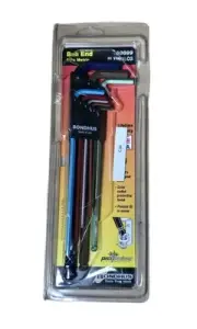 Metric Allen Wrench Set XL Metric Hex L Wrench Set 1.5 - 10 mm MADE IN USA 69699