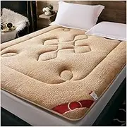 Japanese Tatami Floor Mattress with Carrying Bags 3-5 cm Mattress Topper Non-Slip Mattress Protector Boys Girls Dormitory Thin Mattress Pad,A,180x200cm(71x78inch)