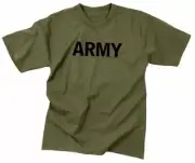2XL Short Sleeve Tshirt Olive Drab ARMY Green Tee Shirt Rothco 66400 XXL