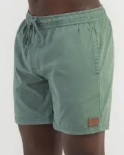 [Lucid] Lucid Men's Active Elastic Waist Shorts in Green Size Medium M Green