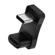 10Gbps USB3.0 Type C Male to Female Power Data Video Adapter Opposite U Shape...