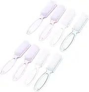 Ipetboom Stiff Nail Brush Set 8pcs Nail Art Cleaning Brush and Household Manicure Dust