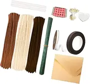 Perfeclan Pipe Cleaners Chenille Stem Pipe Cleaners Craft Decorations for Home Festivals DIY Handmade Flower Making, DIY Craft Projects, Brown