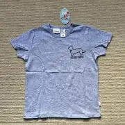 Peter Alexander Jnr Boys Penny Tee Grey Marle Size 6 BNWT