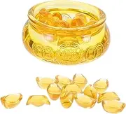 GETAJGHSD Ingot Decor Crystal Decorations Cornucopia Centerpiece Crystal Ornament Treasure Basin Adornment Home