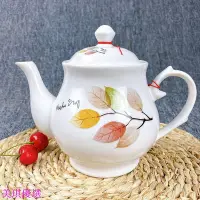 在飛比找Yahoo!奇摩拍賣優惠-茶壺大容量茶壺陶瓷茶壺現貨 陶瓷茶壺 家用大容量過濾泡茶壺涼