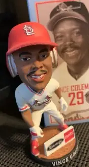 Vince Coleman St. Louis Cardinals SGA Bobblehead!! W/ Original Box!