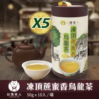 在飛比找momo購物網優惠-【台灣茶人】100%台灣茶—凍頂蔗蜜香烏龍茶50gx10入x