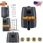 TurboFry 2-Quart Air Fryer: Healthy Cooking with Touch Control & Dishwasher Safe