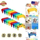 12 Colorful Kids Lap Desks - Large Portable Tables with Storage for Study & Play