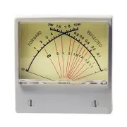 NEW Radio Two-pin power Standing wave meter SWR meter VU Meter 0~100uA