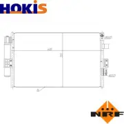 CONDENSER AIR CONDITIONING 350464 FOR FORD FOCUS/III/Hatchback/Van/Turnier 1.0L