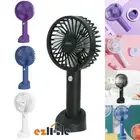 Cooler Air Cooling Rechargeable 3 Speed Desk Fan Mini USB Portable Hand-held