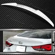FIT 2011-2016 Hyundai Elantra 4DR W-Power Pearl White V-Style Trunk Spoiler Wing