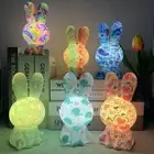 Night Light Creative Shape Decorative Touch Sensor Led Rabbit Night Light Bunny