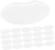 WRITWAA 30Pcs Hair Cutting Eye Shields Transparent Visors for Haircuts Comfortable and Protective Hair Cutting Eye Shields for Adults Salons and Home Use