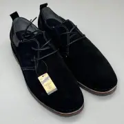 PROPET Finn Suede Oxford Scotchgard Treatment Men's Sz 10 W(E) Black MCX022S
