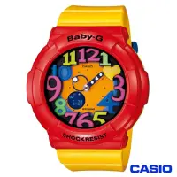 在飛比找momo購物網優惠-【CASIO 卡西歐】Baby-G超人氣霓虹照明果凍新色3D