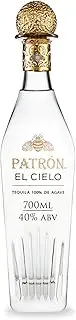 PATRON EL CIELO Premium Silver Tequila, 40% ABV, 70cL / 700mL, Alcohol Made from 100% Weber Blue Agave and Handcrafted in Small Batches in Mexico