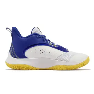 【UNDER ARMOUR】籃球鞋 3Z6 男鞋 白 藍 Curry 勇士 子系列 UA 緩衝(3025090103)