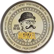 Reuzel The Stache Mustache Wax - Strong Hold, Low Shine Beeswax - Tame and Train Unruly, Coarse Hair - Perfect for Creating Your Signature Style - Light Orange and Mint Scent - 28 g
