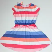 Gymboree Mix 'n' Match Girl's Multi-Striped Dress size Medium 7-8 NWT