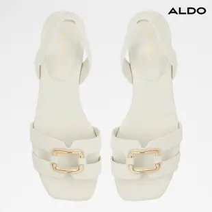 【ALDO】EBALAVER-魅力鏤空低跟涼鞋-女鞋(白色)