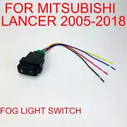 Push Button Front Fog Light Switch For Mitsubishi Lancer 2005-2018 (for: Mitsubishi)