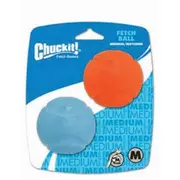 Dog Medium Fetch Balls for Medium Chuck It Launcher - 2 Balls (6cm Diameter)