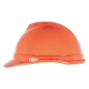 Msa Safety Hard Hat,Type 1, Class C,Hi-Vis Orange 10034026 Msa Safety 10034026