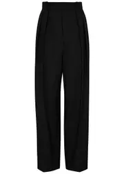 Khaite Cessie Wide-leg Trousers - Black - 6 (UK10 / S) 6 (UK10 / S)