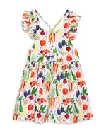 Worthy Threads Girls' Ruffle Sleeve Dress - Little Kid, Big Kid