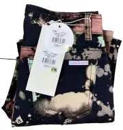 Sass & Bide Run The Night Interstella Print Women's Straight Jeans NWT Size 25