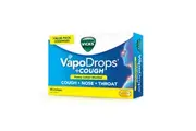 Vicks VapoDrops + Cough Honey Lemon Menthol 36 Lozenges
