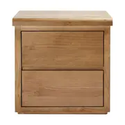 [Sleeping Giant] Calypso Bedside Table Nutmeg - 2 Drawer