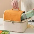 Insulated Lunch Bag Large Capacity Cooler Lunchbox Food Organizer Bags Office