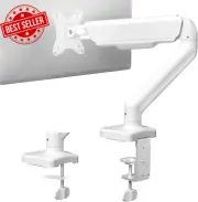 Single 17 to 32 Inch Monitor Height Adjustable Counterbalance Mechanical Arm Des