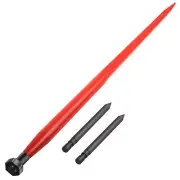 VEVOR 49" Hay Bale Spear 3000 lbs Capacity 1 3/4" Wide with Nut